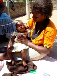 Young mother and child